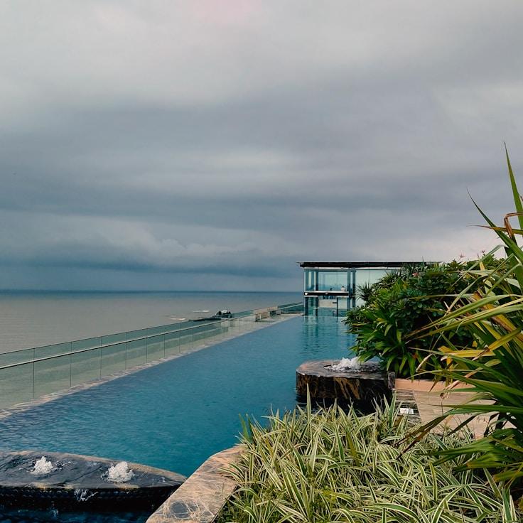 Entertainment zone at night in Spain